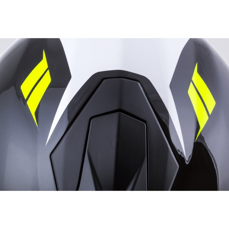 Integralhelm Cassida Integral GT 2.0 Ikon schwarz-weiß-grau-fluo gelb