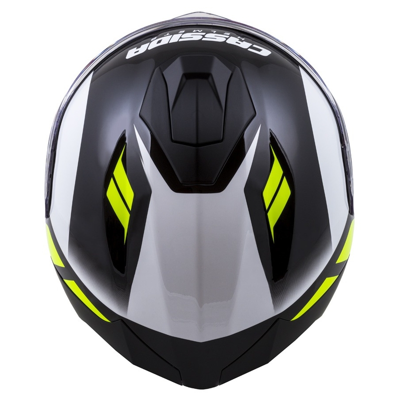 Integralhelm Cassida Integral GT 2.0 Ikon schwarz-weiß-grau-fluo gelb