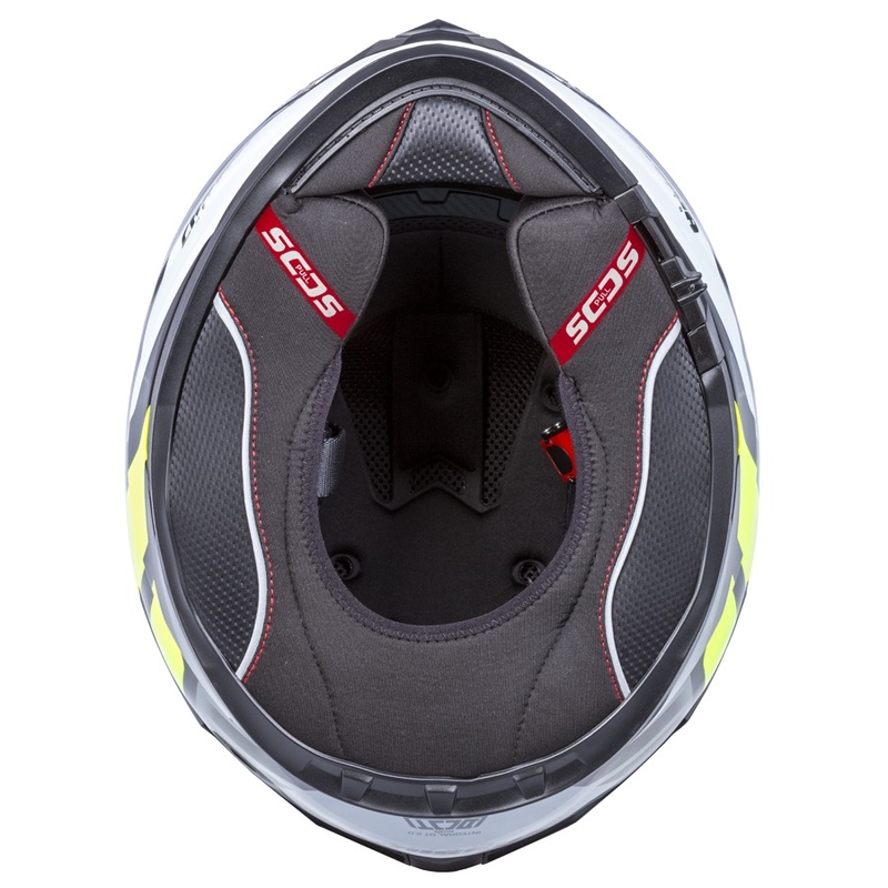 Integralhelm Cassida Integral GT 2.0 Ikon schwarz-weiß-grau-fluo gelb