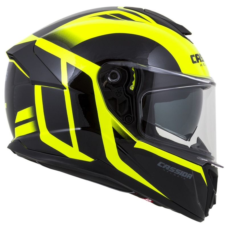 Integralhelm Cassida Integral GT 2.0 Ikon schwarz-fluo gelb