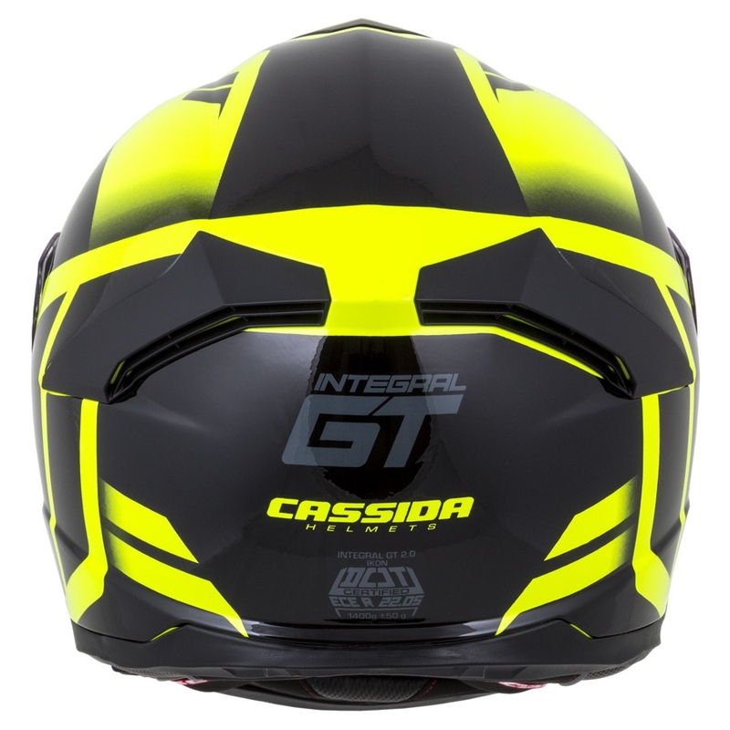 Integralhelm Cassida Integral GT 2.0 Ikon schwarz-fluo gelb