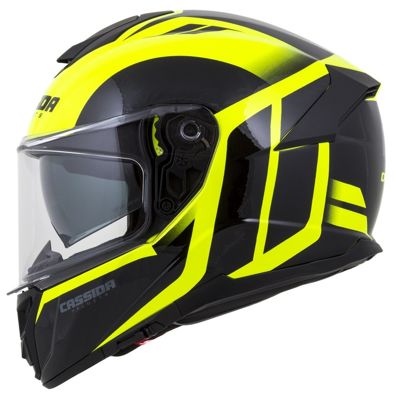 Integralhelm Cassida Integral GT 2.0 Ikon schwarz-fluo gelb