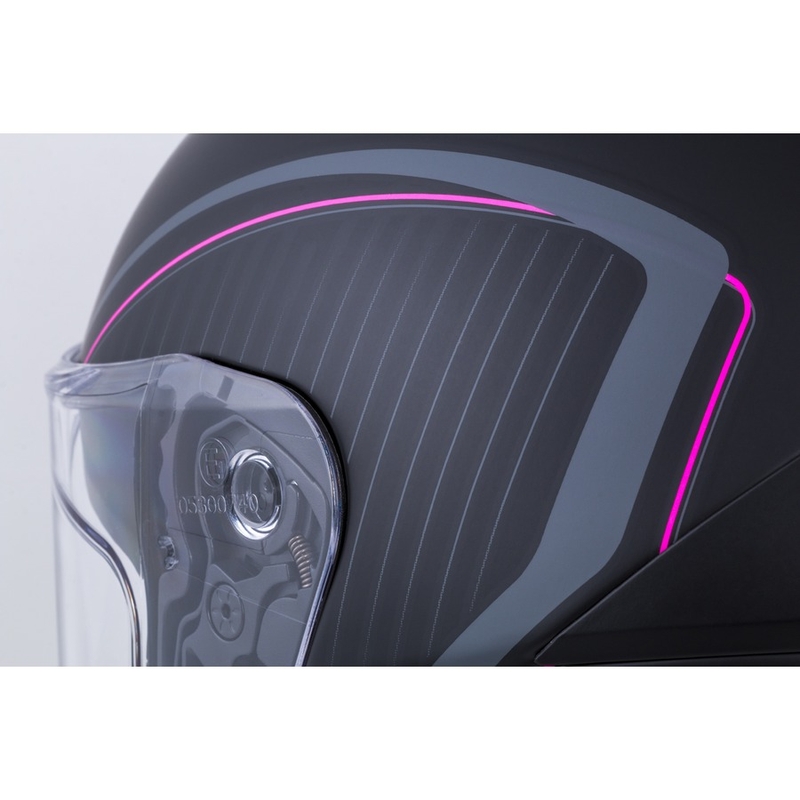 Integralhelm Cassida Integral GT 2.0 Reptyl schwarz-grau-rosa