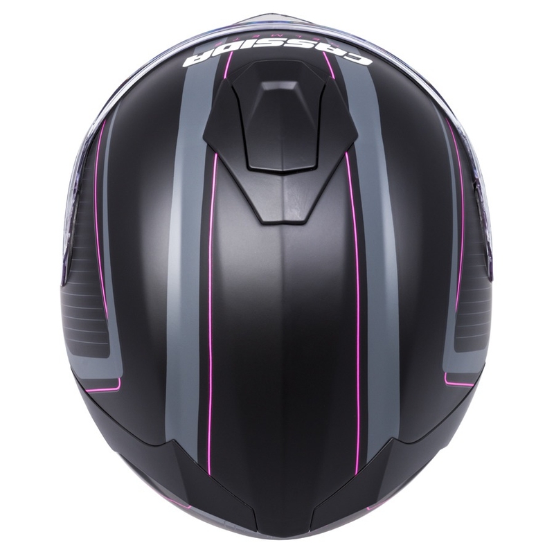Integralhelm Cassida Integral GT 2.0 Reptyl schwarz-grau-rosa