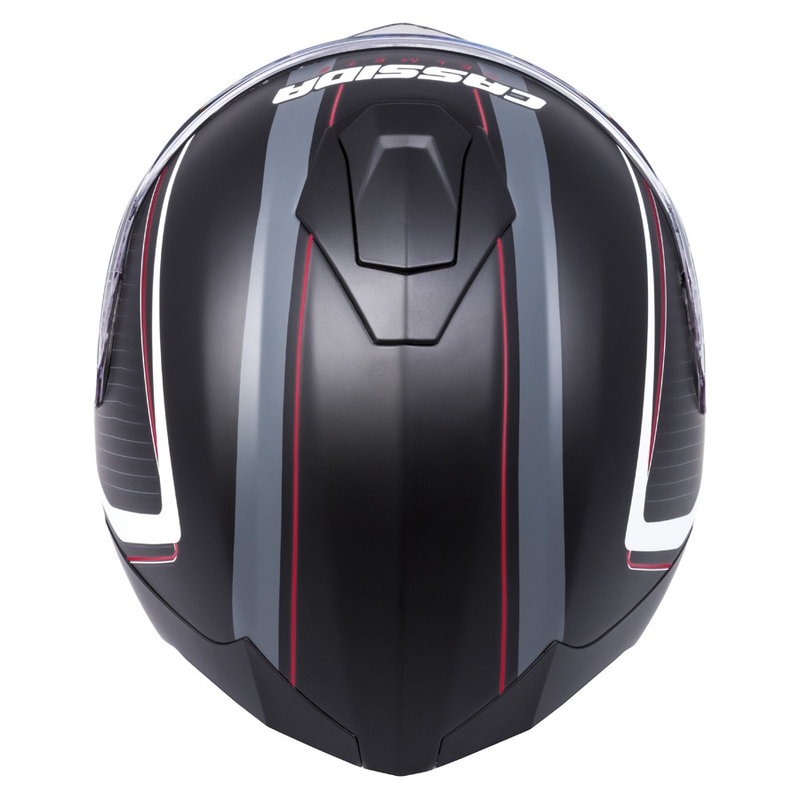 Integralhelm Cassida Integral GT 2.0 Reptyl schwarz-grau-weiß-rot