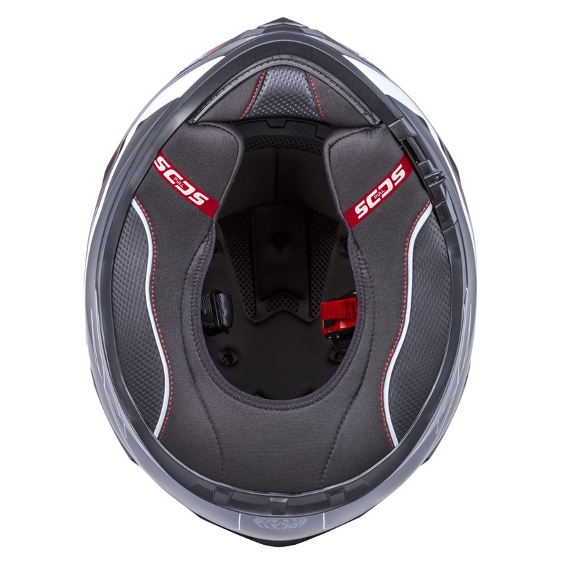 Integralhelm Cassida Integral GT 2.0 Reptyl schwarz-grau-weiß-rot