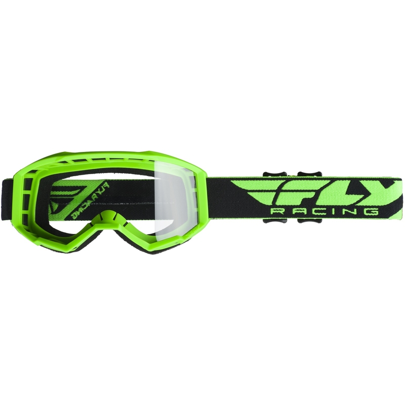 Motocross-Schutzbrille FLY Racing Focus 2020 grün