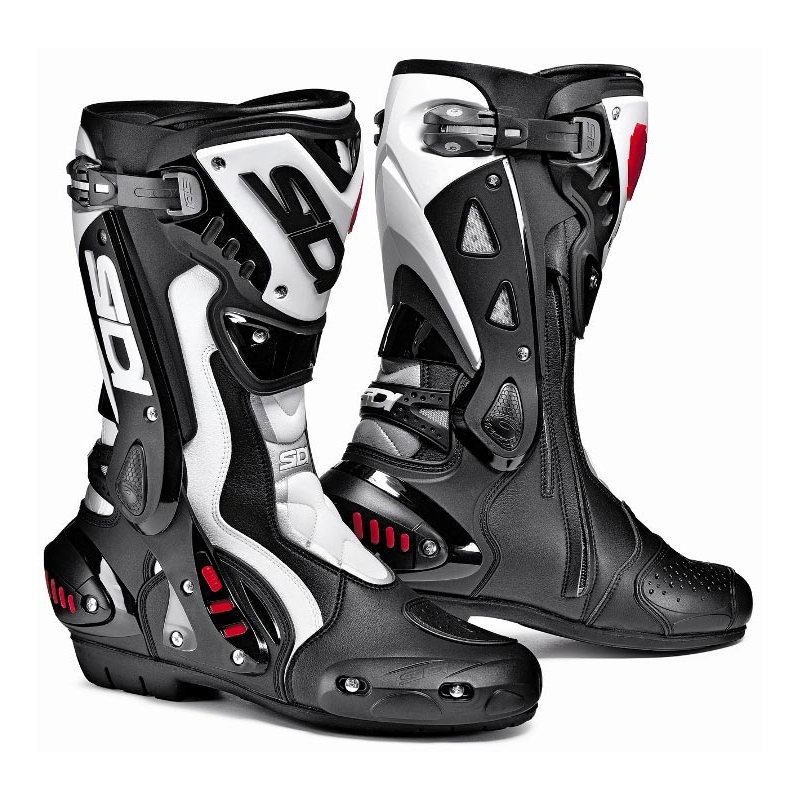 Motorradstiefel SIDI ST schwarz und weiß