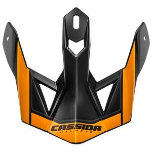 Cassida Cross Pro II Helmvisier orange-schwarz-grau