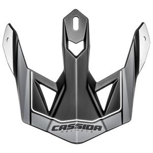 Cassida Cross Pro II Helmvisier schwarz-grau-weiß