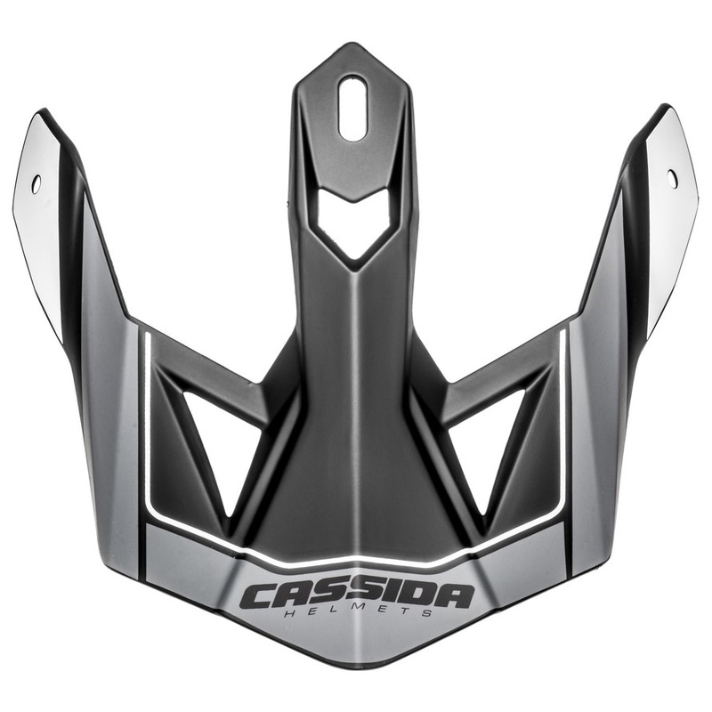 Cassida Cross Pro II Helmvisier schwarz-grau-weiß