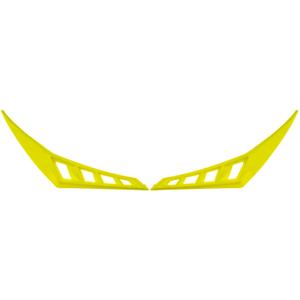 Hintere Lüftungsabdeckungen für Cassida Cross Pro II Helme in fluo gelb