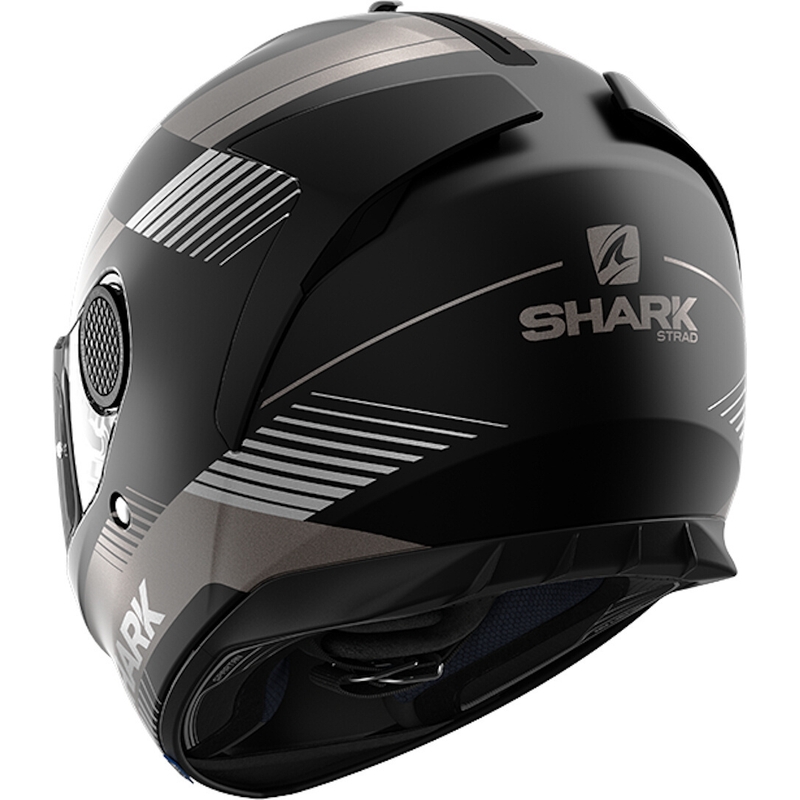Integralhelm SHARK SPARTAN Strad schwarz-grau Ausverkauf