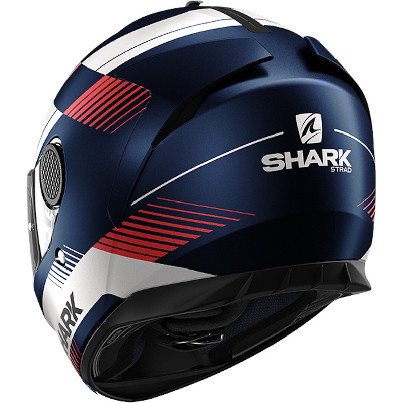 Integralhelm SHARK SPARTAN Strad blau-silber-rot
