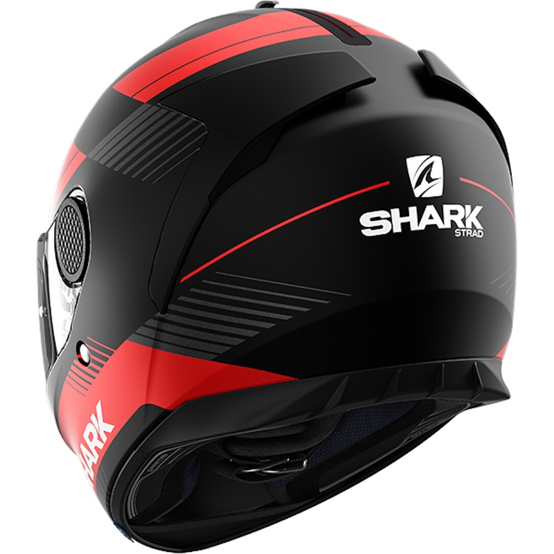 Integralhelm SHARK SPARTAN Strad schwarz-rot-anthrazit Ausverkauf