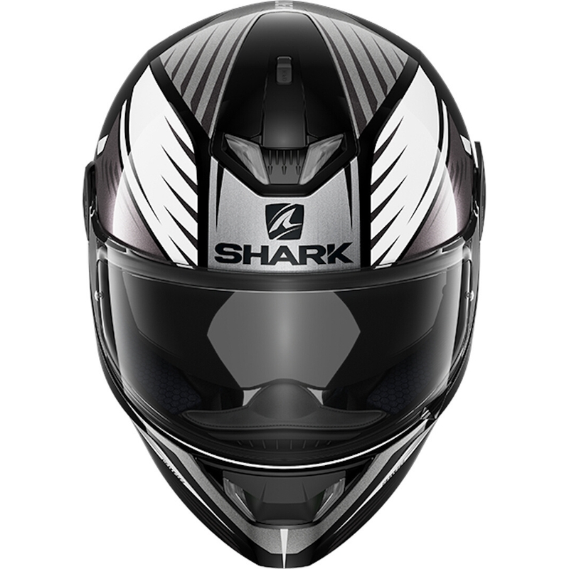 Integralhelm SHARK SKWAL 2 Hallder schwarz-grau-weiß Ausverkauf