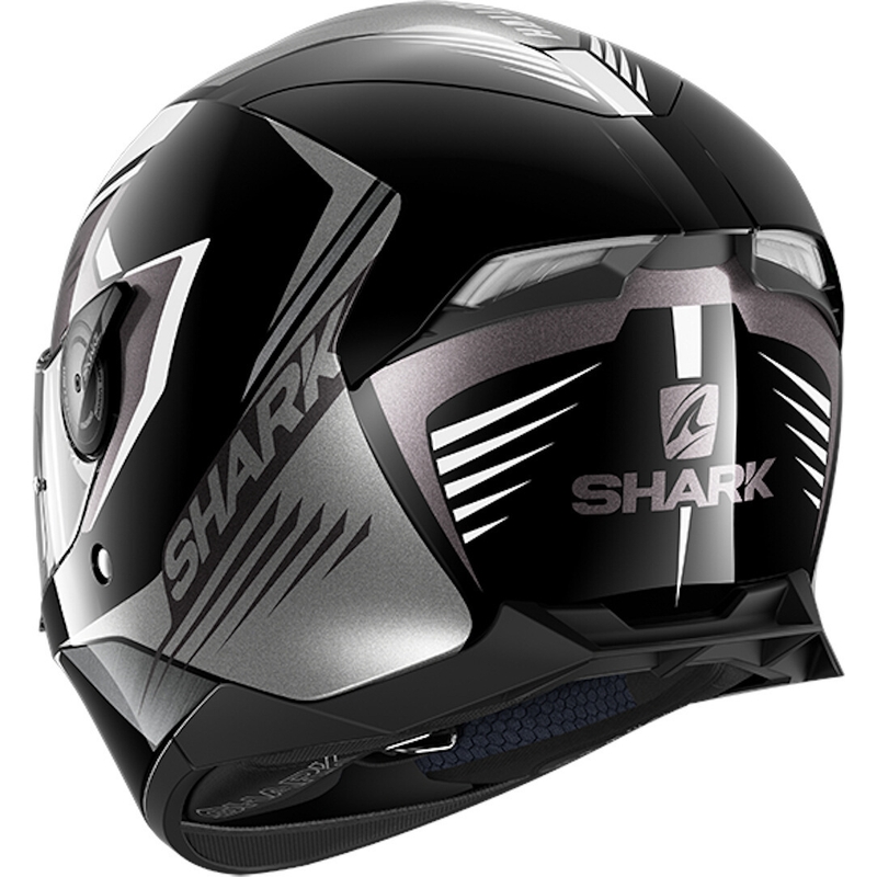 Integralhelm SHARK SKWAL 2 Hallder schwarz-grau-weiß Ausverkauf