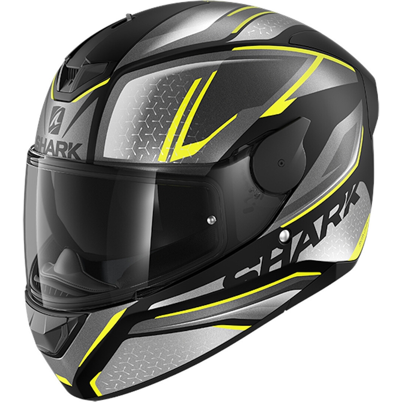 Integralhelm SHARK D-SKWAL 2 Daven schwarz-grau-gelb