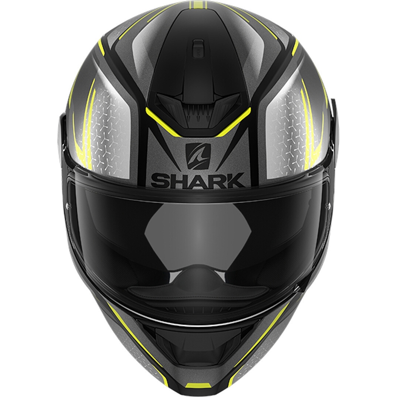 Integralhelm SHARK D-SKWAL 2 Daven schwarz-grau-gelb