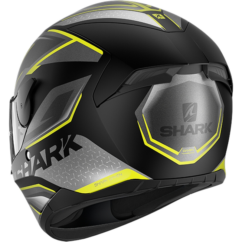 Integralhelm SHARK D-SKWAL 2 Daven schwarz-grau-gelb