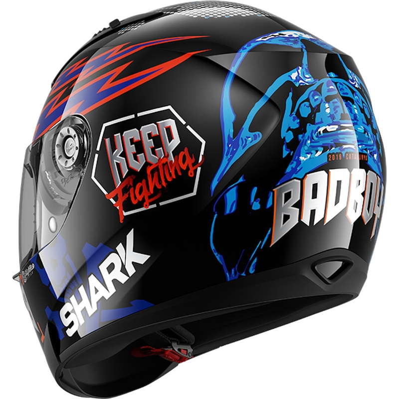 Integralhelm SHARK RIDILL 1.2 Catalan Bad Boy schwarz-orange-blau Ausverkauf