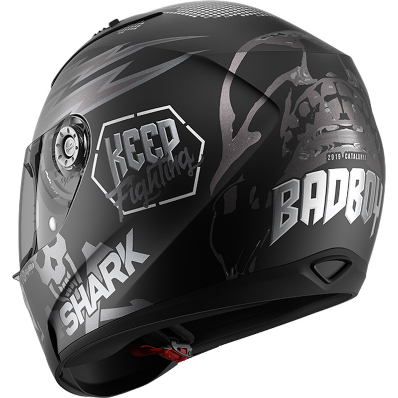 Integralhelm SHARK RIDILL 1.2 Katalanisch Bad Boy schwarz-grau