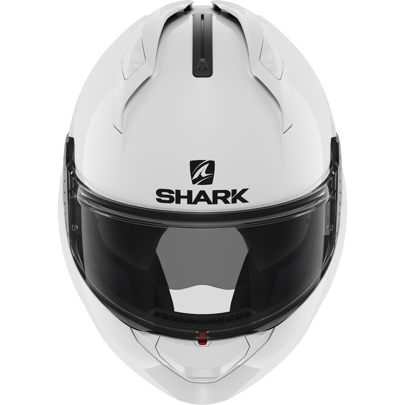 SHARK EVO-GT Blank weißer Kipphelm