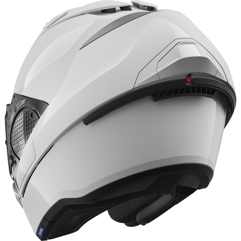 SHARK EVO-GT Blank weißer Kipphelm