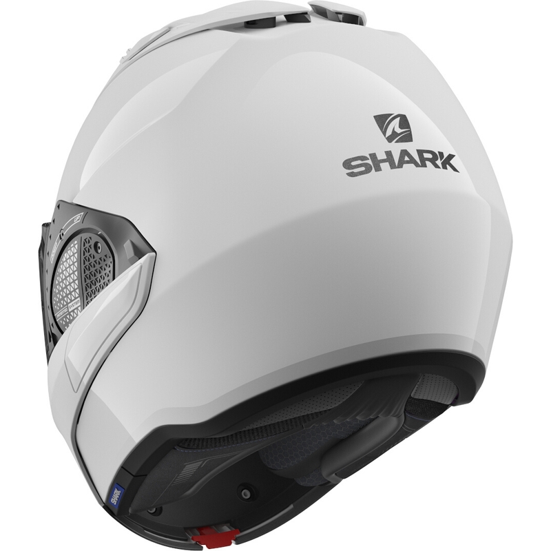 SHARK EVO-GT Blank weißer Kipphelm
