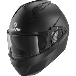 SHARK EVO-GT Blank schwarz matt klappbarer Helm