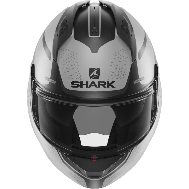 Klapphelm SHARK EVO-GT Encke grau-schwarz Ausverkauf
