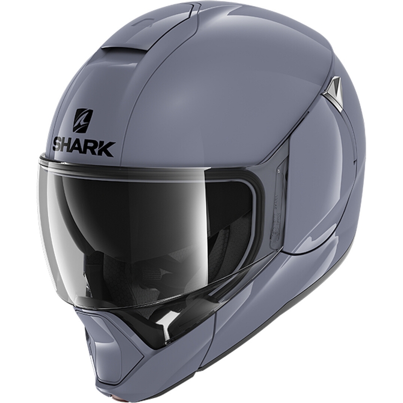 Kipphelm SHARK EVOJET Blank grau