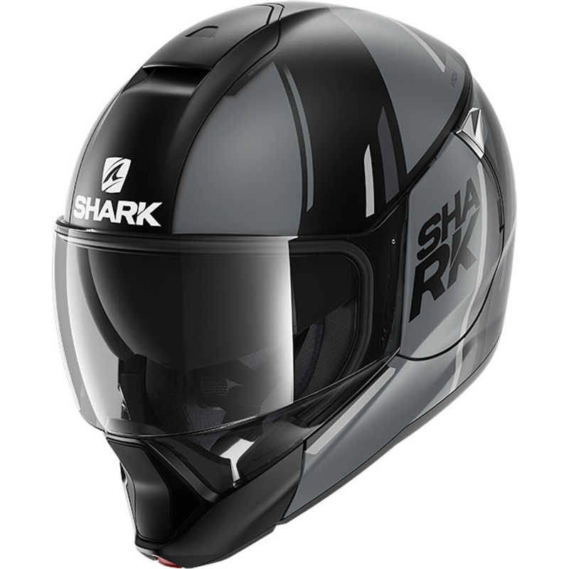 Kipphelm SHARK EVOJET Vyda schwarz-grau
