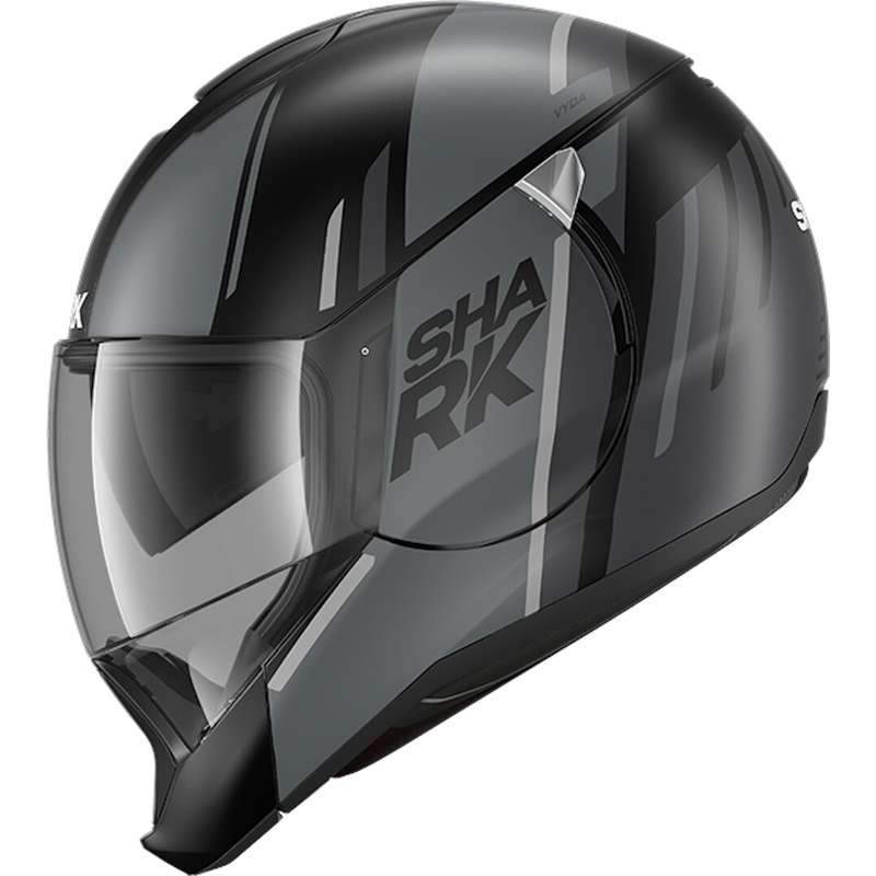 Kipphelm SHARK EVOJET Vyda schwarz-grau
