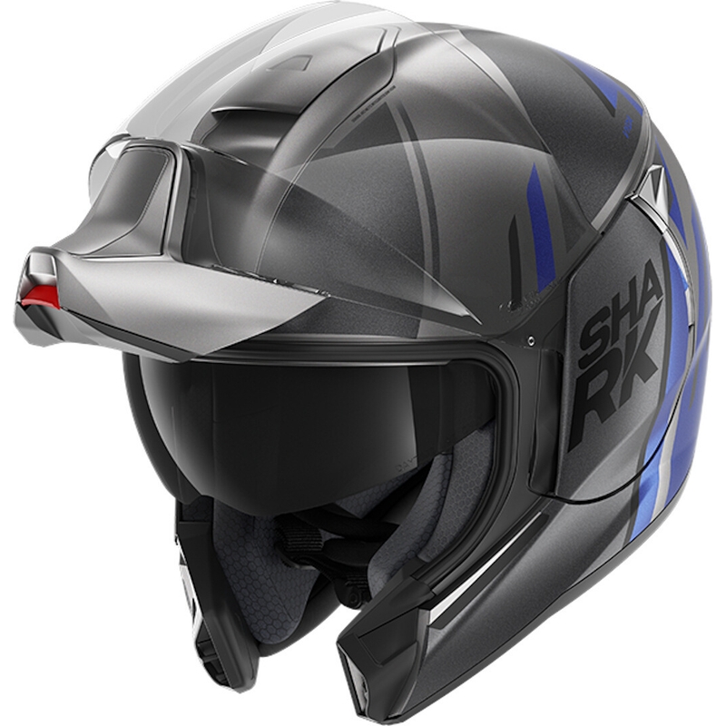 Kipphelm SHARK EVOJET Vyda grau-blau