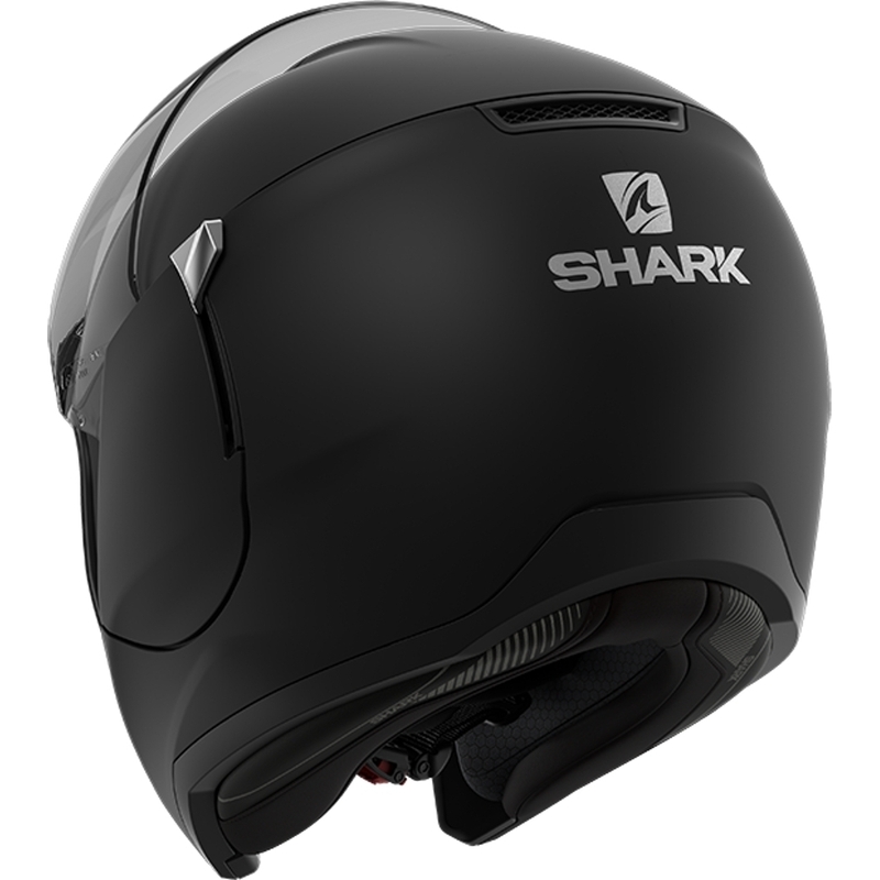 SHARK EVOJET Blank schwarz matt klappbarer Helm Ausverkauf