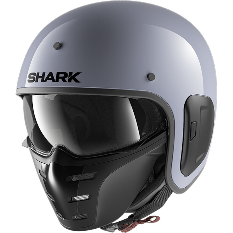 Offener Helm SHARK S-DRAK 2 Blank grau