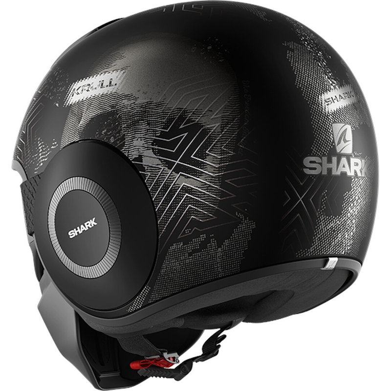 Offener Helm SHARK STREET-DRAK Krull schwarz-grau