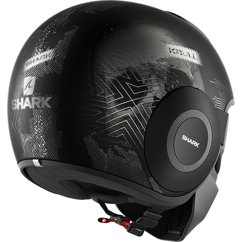 Offener Helm SHARK STREET-DRAK Krull schwarz-grau
