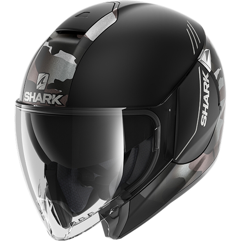 Offener Helm SHARK CITYCRUISER Genom schwarz-grau Ausverkauf