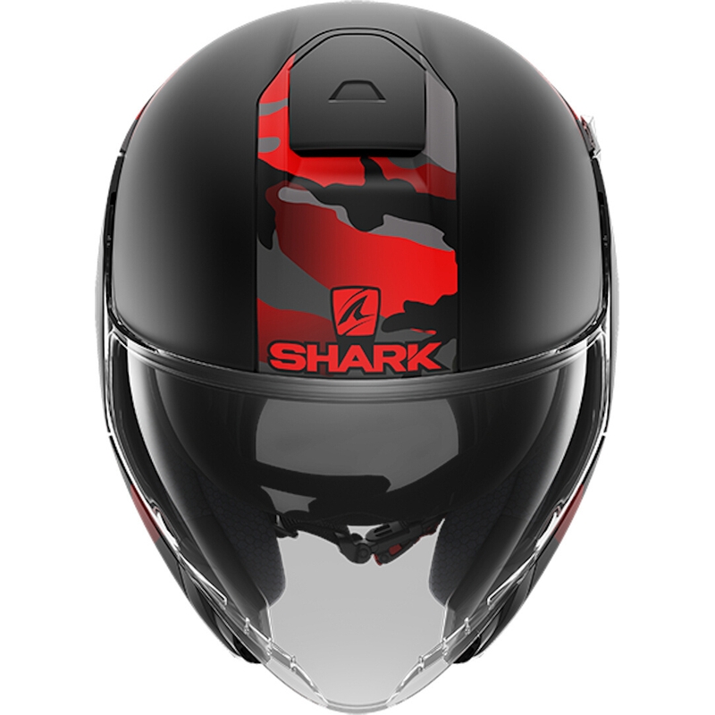 Offener Helm SHARK CITYCRUISER Genom schwarz-rot Ausverkauf