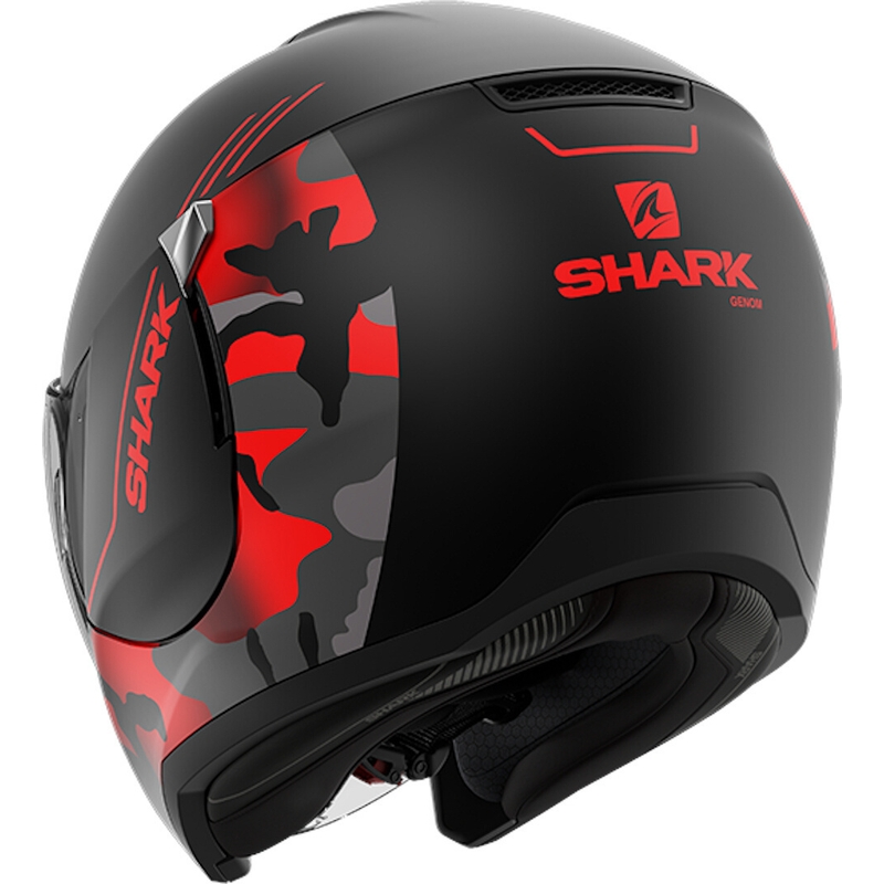 Offener Helm SHARK CITYCRUISER Genom schwarz-rot Ausverkauf