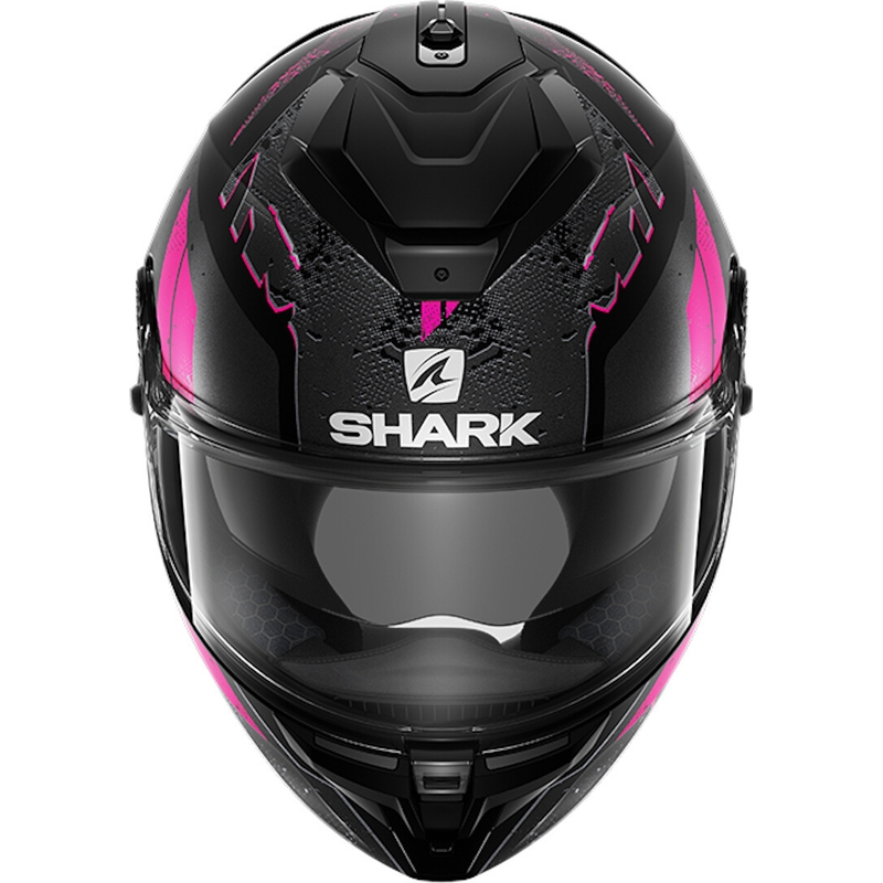 Integralhelm SHARK SPARTAN GT Ryser schwarz-grau-rosa Ausverkauf