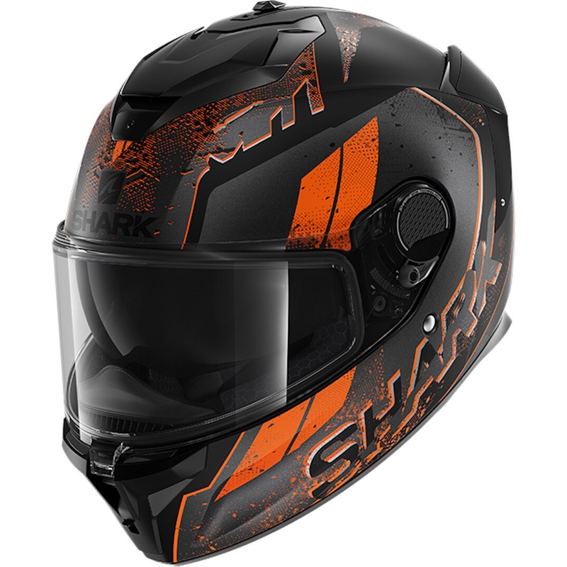 Integralhelm SHARK SPARTAN GT Ryser schwarz-grau-orange