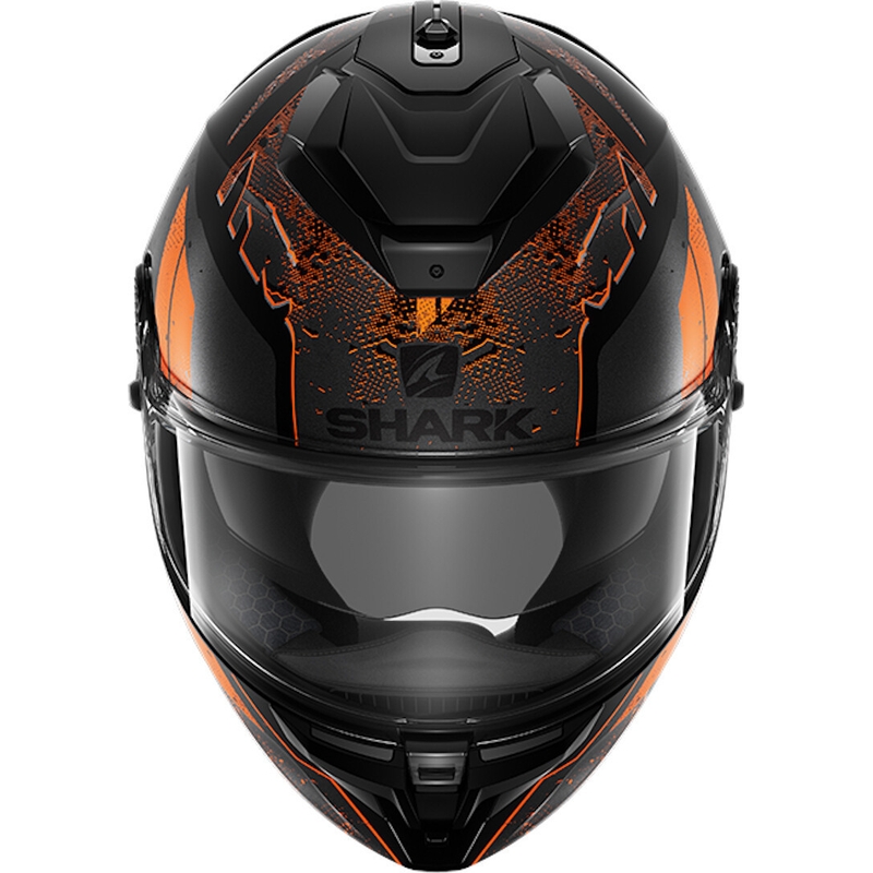Integralhelm SHARK SPARTAN GT Ryser schwarz-grau-orange