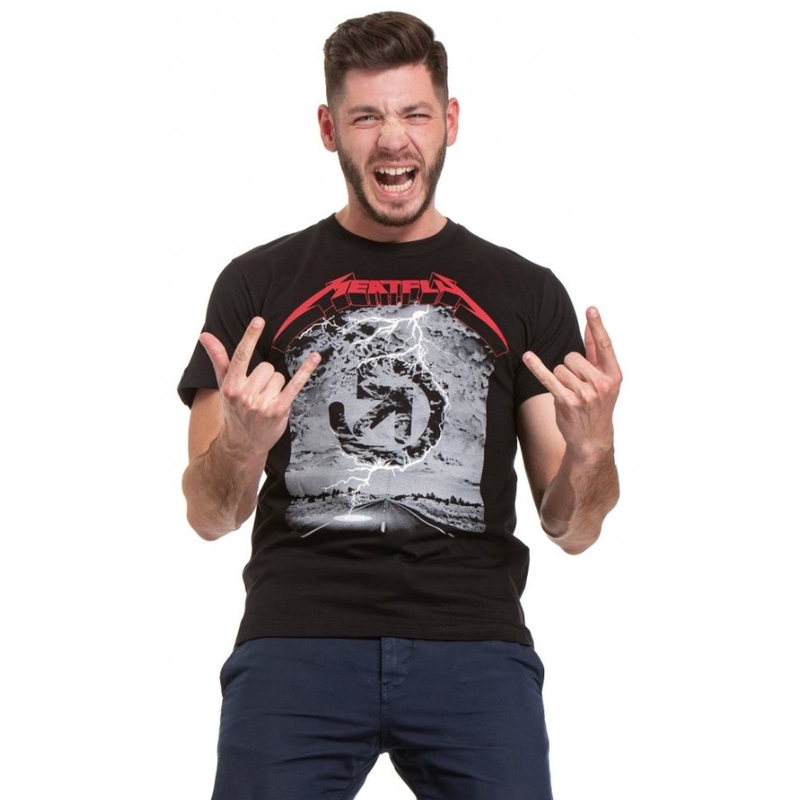 T-shirt Meatfly Metallica 25TH schwarz