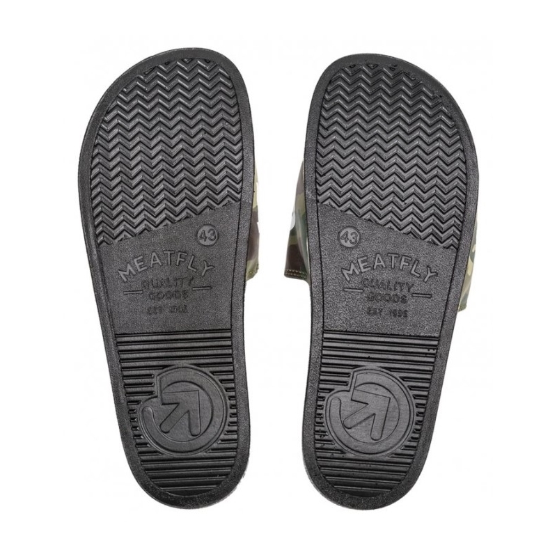 Herren Hausschuhe Meatfly Hudson camo grün