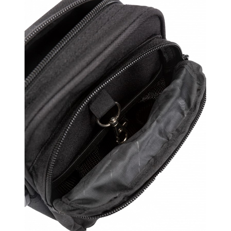 Umhängetasche Meatfly Hardy schwarz