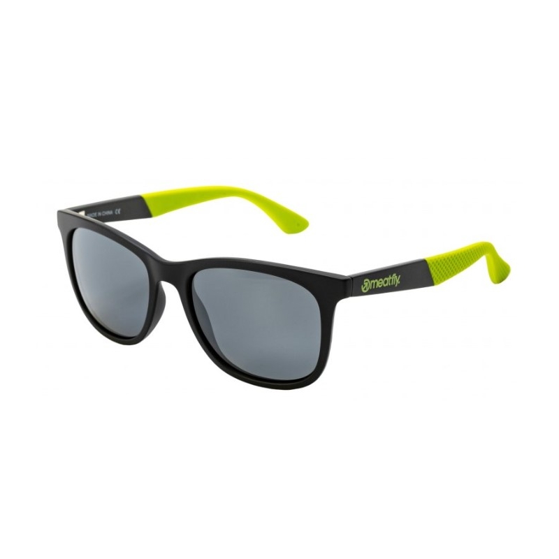 Meatfly Clutch schwarz-grüne Brille