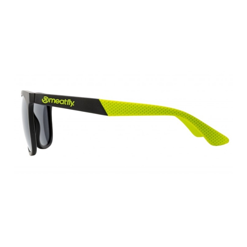 Meatfly Clutch schwarz-grüne Brille